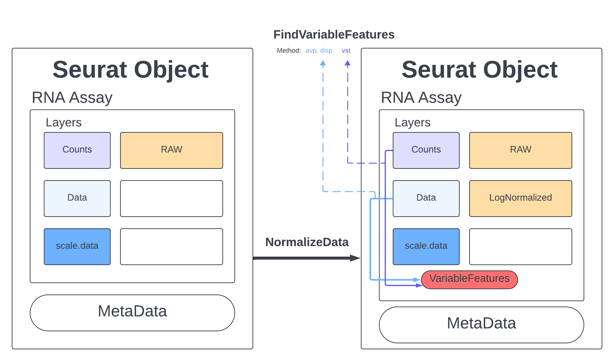 Seurat FindVariableFeatures